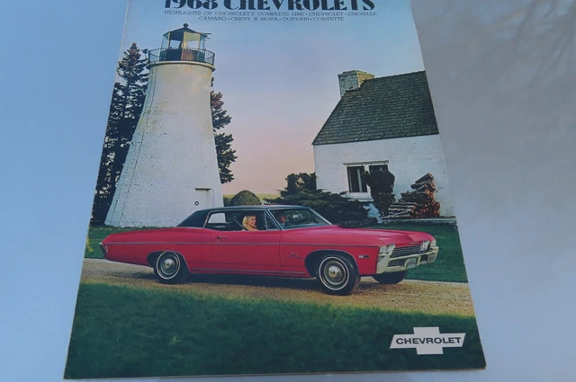 1968 Chevrolets  Original Dealer Brochure ( With Options & Features )
