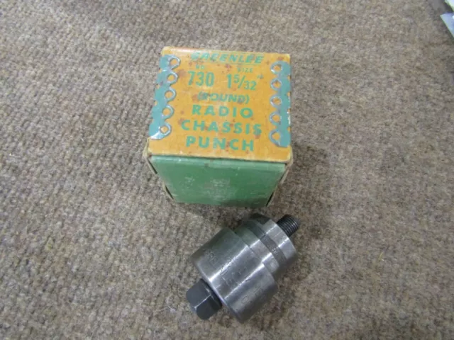 Greenlee Chassis Punch 730 Round  1-5/32" Very Nice