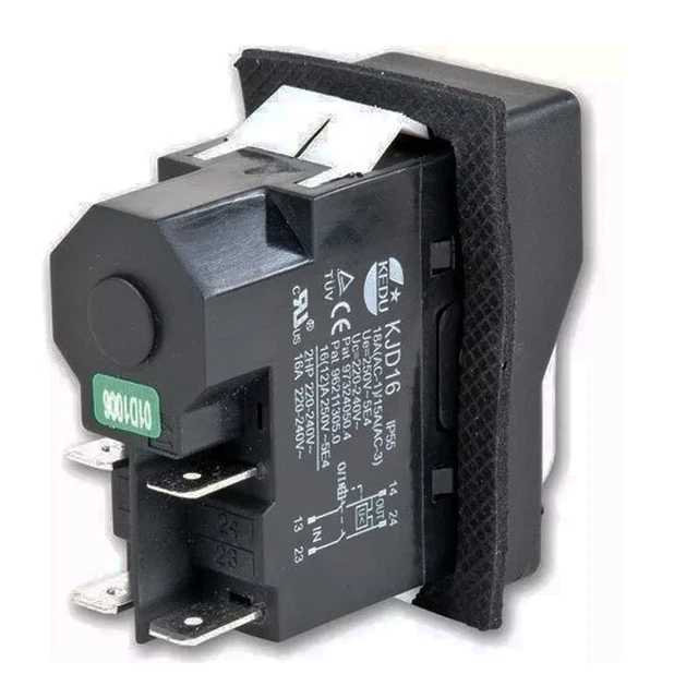 Interrupteur électromagnétique KEDU KJD16 - 220-240V 16A, IP55 - Pour Machine-outil