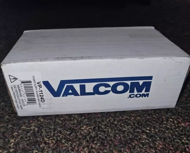 NEW Valcom VP-1124D POWER SUPPLY 24V 24W Switching SEALED Box