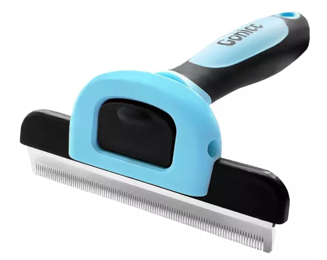 Brosse Chien Chat Poils Court Long Peigne Toilettage Pro Idéal Doux Bleu Neuf FR