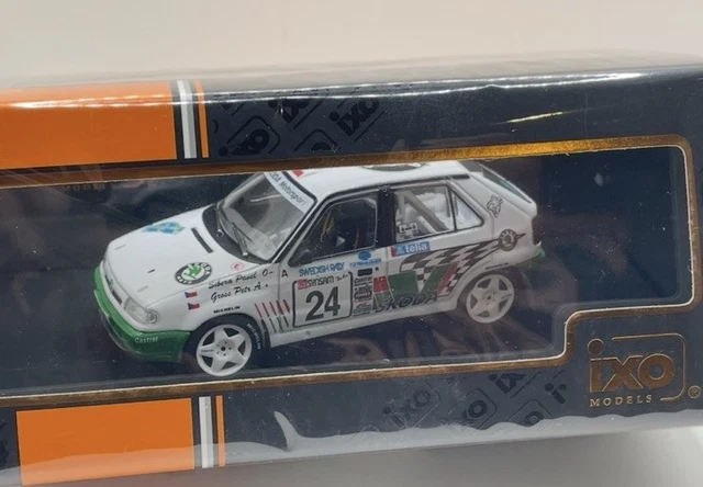 Miniature 1/43 Skoda Felicia #6 Rallye Rac Lombard 1996, Sibera, Par IXO - RAC423B.22