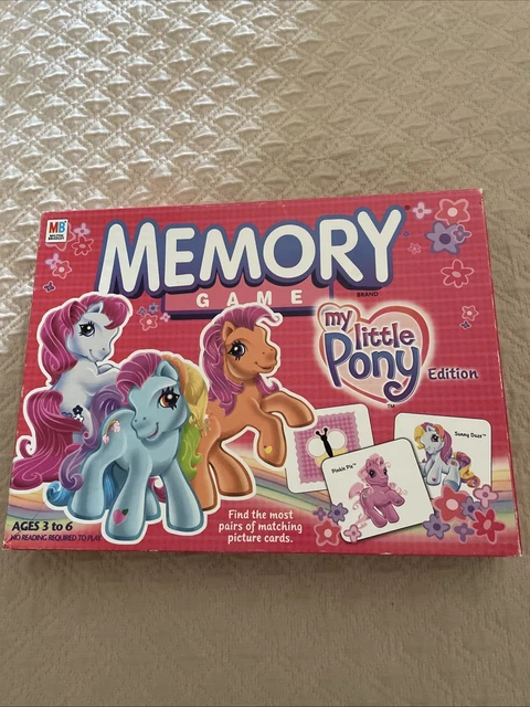 Mlp Memory Game MY LITTLE PONY 2003 Hasbro Memory Game Made In USA Preowned £13.69 ...