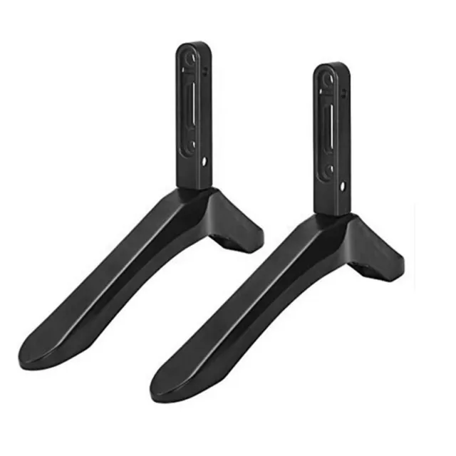2X(Steel TV Base for LCD Pedestal Screen Stand Home Universal Monitor Riser for