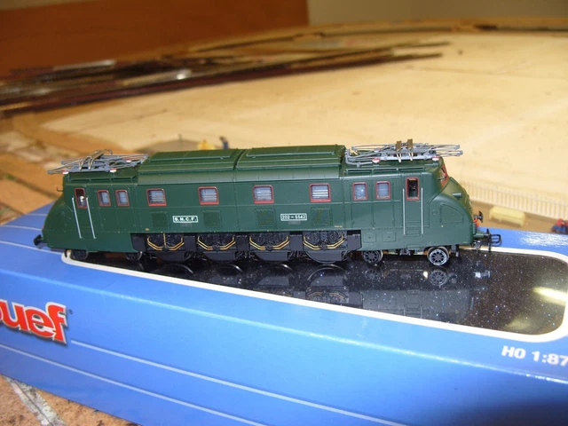 Locomotive électrique 2D2 5516 La Vie Du Rail 1986 - Échelle 0 Laiton - Verte - Comme Neuve