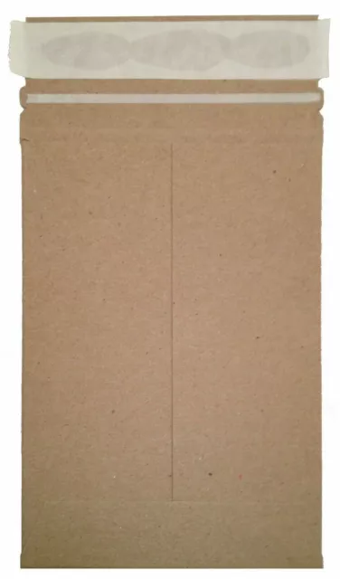 100 6 x 6 No Bend Mailers Kraft Self Seal  Photo Document Flat Rigid Envelope