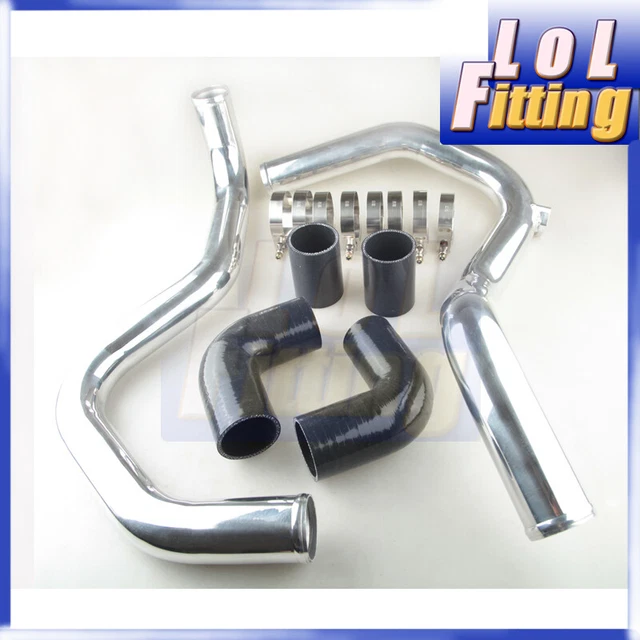 Aluminium Front Mount Intercooler Hard Pipe Kit For Vw Polo 9N3 1.9 Tdi Pd130