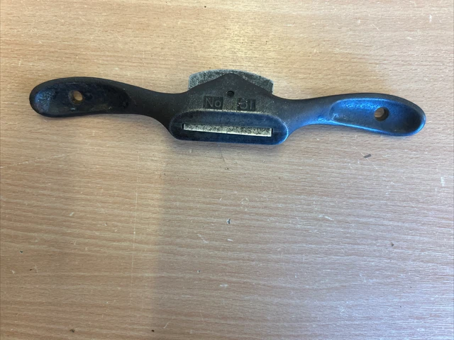 Vintage Stanley No.51 Spokeshave Plane Flat Sole New Britain Usa Blade 2