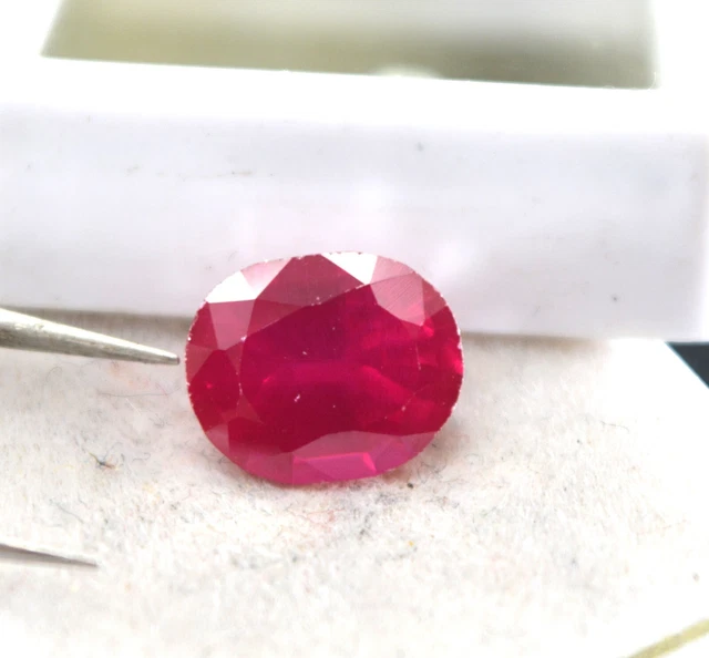 Rubis Naturel De Birmanie 12 Carats - Coupe Marquise, Couleur Rose - Non Traité, Certifié EGL - Pierre Exceptionnelle