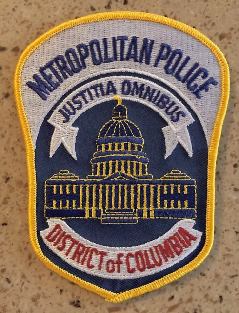 Washington DC District Columbia Metropolitan Police Department Police Patch