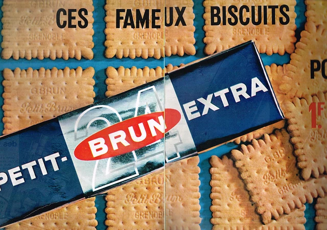 Publicité Vintage Advertising Biscuits BRUN Années 60 2