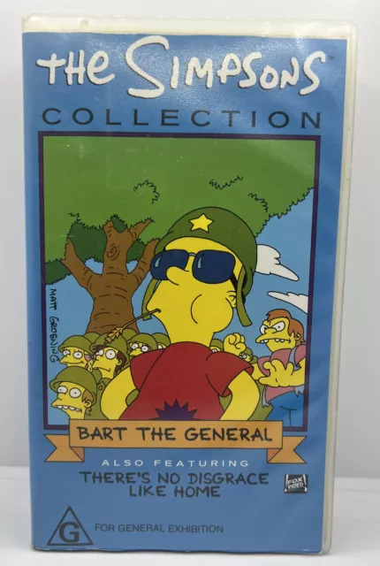 The Simpsons Collection Bart The General Vhs 403 Picclick 