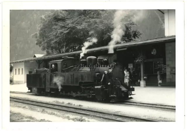 Orig. Foto Zillertalbahn Dampflok Lokomotive Nr.4 Bhf. Mayrhofen Österreich 1962