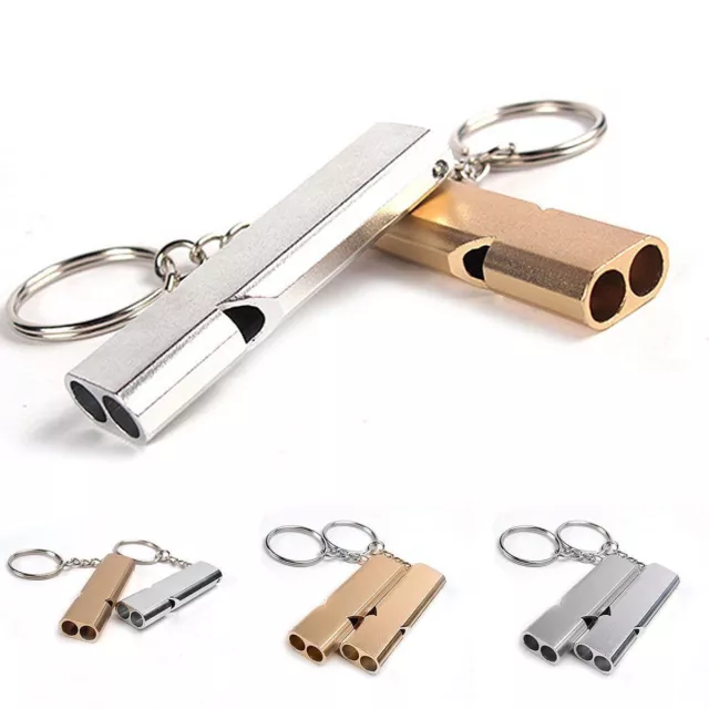 3pcs Outdoor Lifesaving Emergency Survival SOS 150db Stainless Steel Whistle