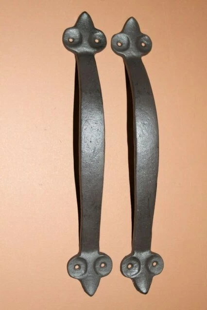 Extra Large Barn Door Pull Hand-Forged Steel, 15 1/2 inch, HW-39 10