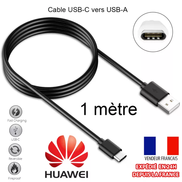 1M Cable Sync Chargeur Usb-C (Type C) 3.1 Vers Usb Pour Huawei Honor 8