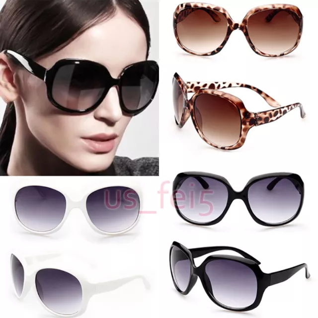 Retro Fashion Big Style Womens Sunglasses Outdoor Vintage Ladies Goggles UV400