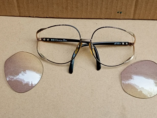 Monture De Lunettes De Vue Vuarnet VO046 - Style Ovale Vintage Argent/or écaille - Années 90 - Neuf Avec étiquettes