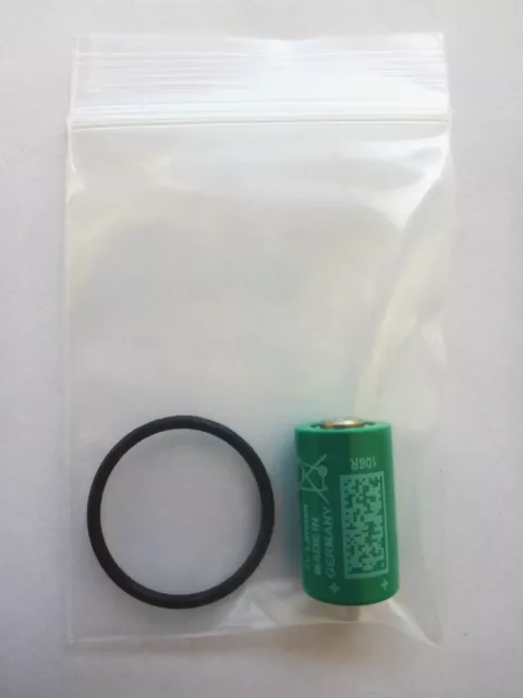 Batterie + O-Ring für SUUNTO Sender / Transmitter D4i, D6i, D9, Vyper Air, Vytec