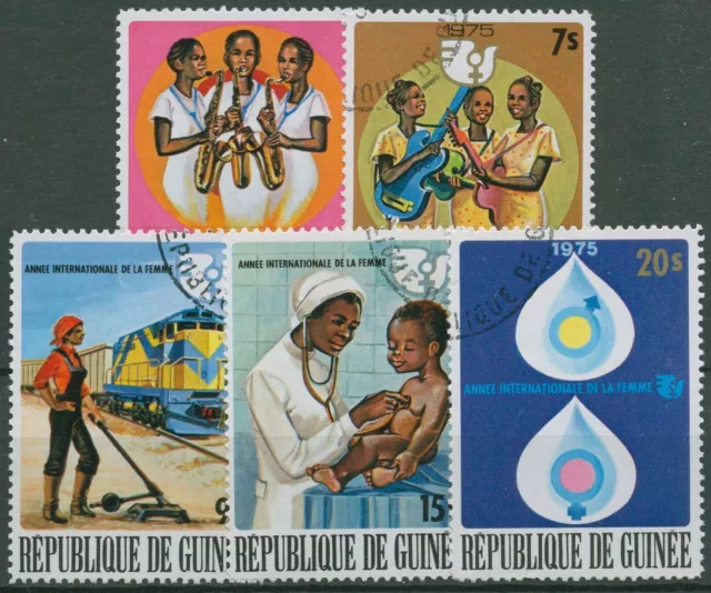 Guinea 1976 Jahr der Frau 733/37 A gestempelt