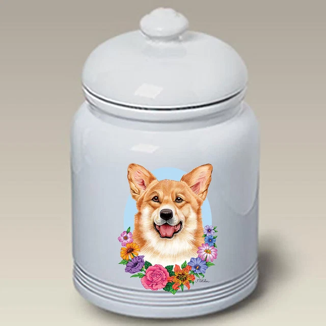Corgi Ceramic Treat Jar TP 47045
