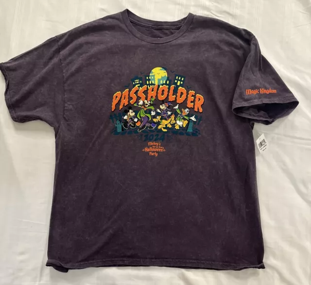 2024 DISNEY WDW Mickey's Not So Scary Halloween Large Passholder Shirt