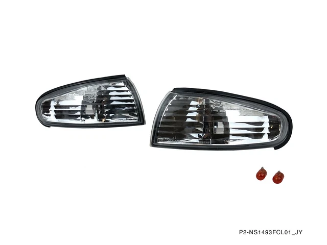 P2M Phase2 Clear Front Side Corner Lights Lamps Set Silvia 240SX S14 Zenki 95-96 P2M Phase2 Clear Front Side Corner Lights Lamps Set Silvia 240SX S14 Zenki 95-96
