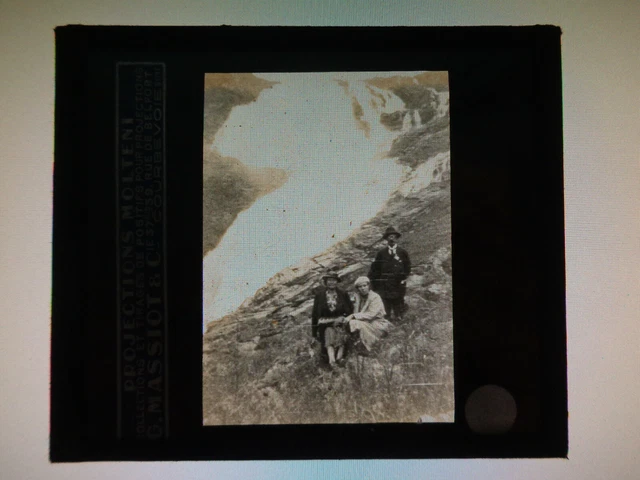 PAYSAGE, NEIGE, HIVER, photo ancienne plaque verre, noir & blanc, 8,5x10 cm EUR 14,40 - FR