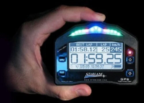 GPS Lap Timer Starlane Athon RW  Data Acquisiton Tach Dash NO BLUETOOTH modified