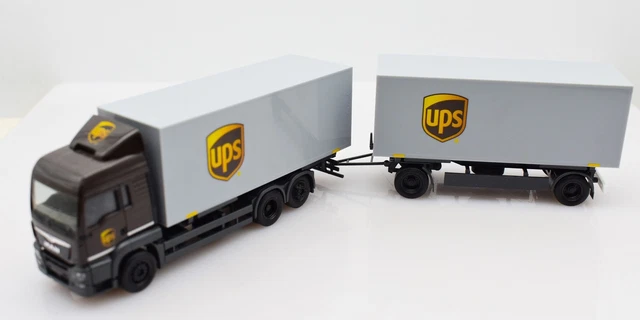 Herpa Camion MAN TG-S LX WKHZ UPS 313667 - IT Herpa Camion MAN TG-S LX WKHZ UPS 313667 - IT