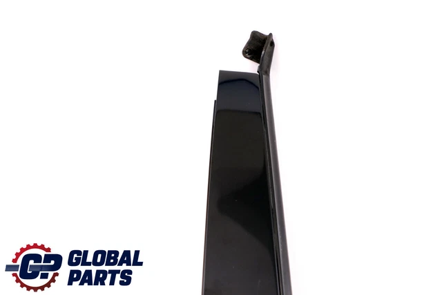 Garniture De Montant De Porte Arrière Pour Mini Clubman R55 (2007-2015) - Référence OEM 51137167236, Plastique, Noir/argenté