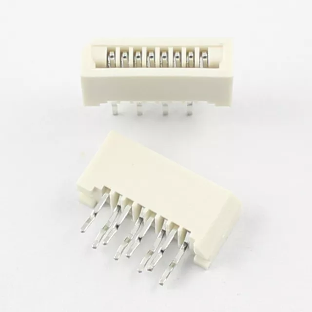 10Pcs FPC FFC 1mm 1.0mm Pitch 8 Pin Dual Contact Straight Ribbon Flat Connector