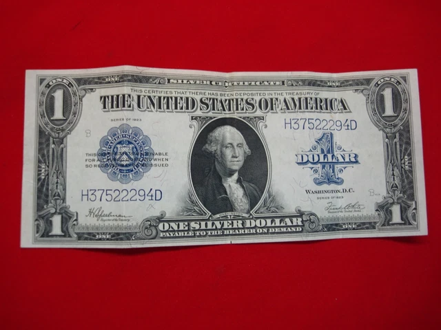 Series 1923 U.s. Large Size $1.00 Silver Certificate -Speelman/White -Quite Nice