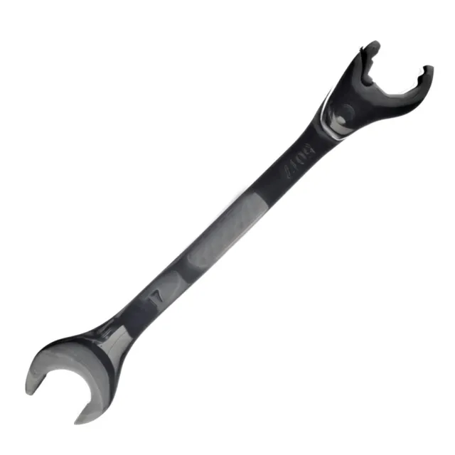 Open End 17mm Ratcheting Wrench Stainless Steel #56317