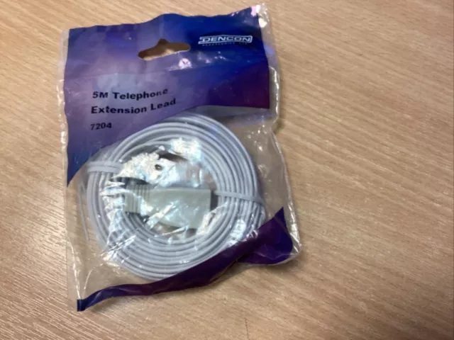 28 X Dencon 5 metre Telephone Extension Lead.