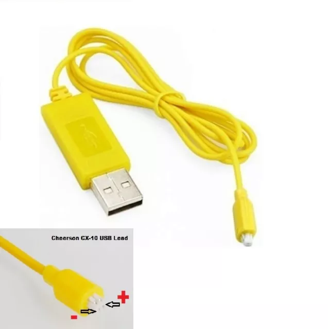 E10 E10C E10W, CX-10 CX-10A CX-10C CX-10W, FQ777-124 124C USB Charging Cable 2