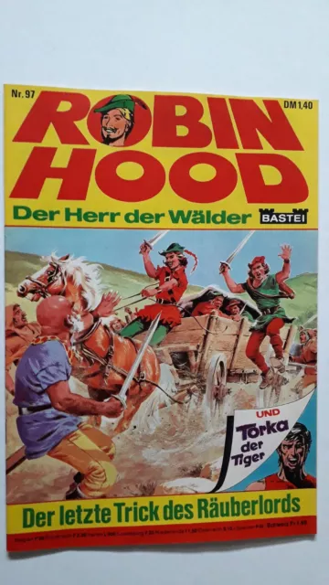 Robin Hood Der Herr der Wälder Nr.97 mit Torka - Z0 Abenteuer Comicheft Bastei