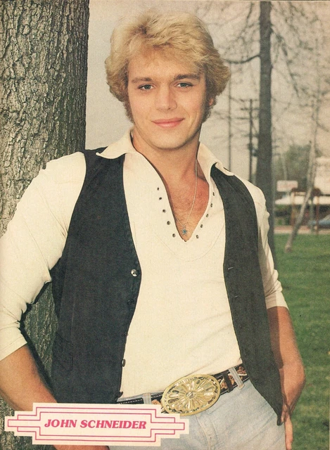 John Schneider Lorenzo Lamas 11 X 8 Teen Magazine Pinup Mini