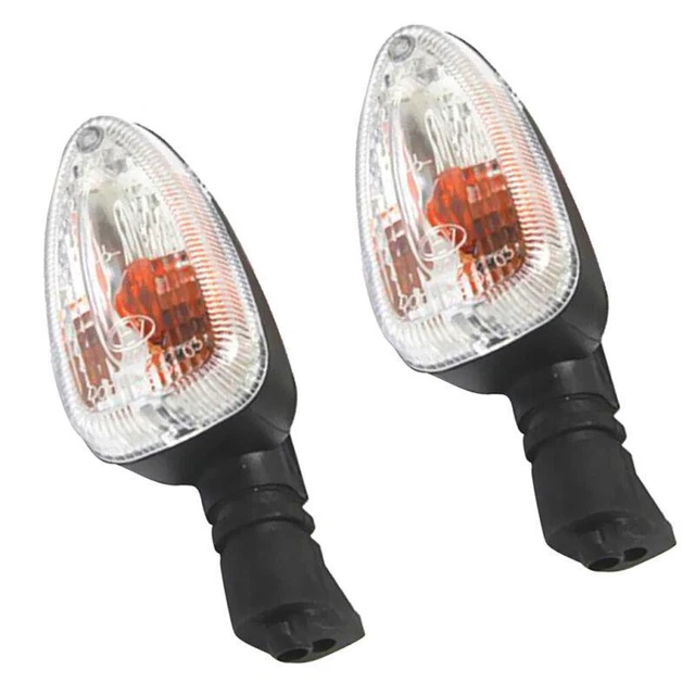 Luci segnale di svolta LED lente trasparente per BMW G650 G Xmoto Xcountry