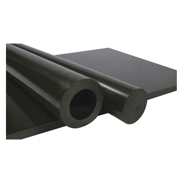 GRAINGER APPROVED 69646104 PlsticRod,ExtrdeNylon6/6,1/4"Di,4ftL,Blk