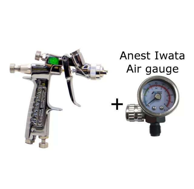 ANEST IWATA LPH-80-124G Pistola pulverizadora pequeña HVLP de 1,2 mm con...