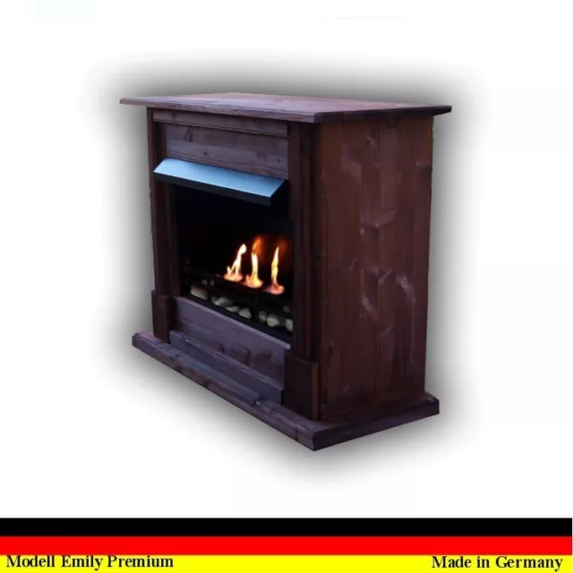 Ethanol Firegel Cheminee Fireplace Caminetti Kamin Chimenea Emily Deluxe Noyer