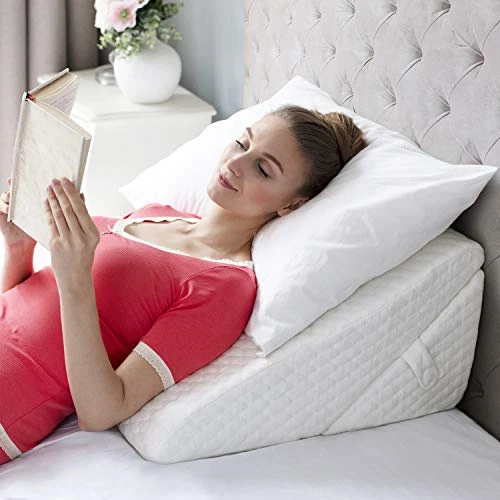 Adjustable Bed Wedge Pillow | Exclusive 7-in-1 Incline and Positioner Memory for