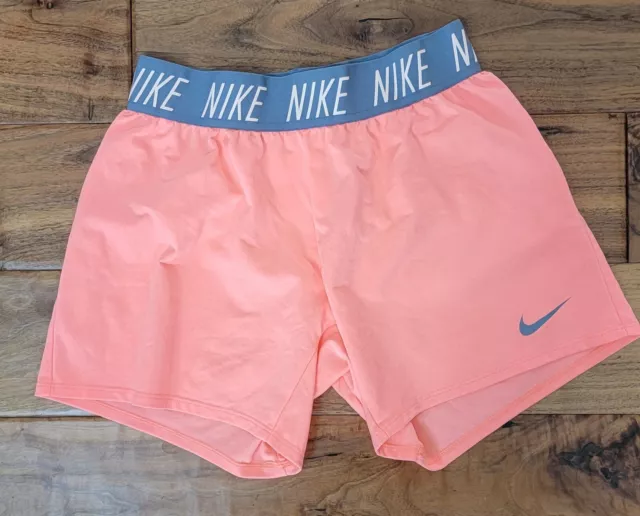 Nike Shorts XL Youth Girls Active Athletic Sports Neon Pink Dri Fit