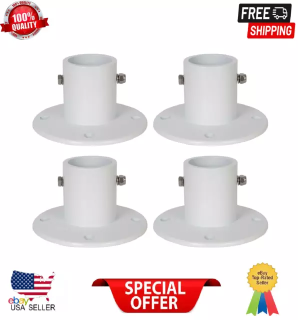 ALUMINUM SLIDE DECK Flanges Swimming Pool InGround Set Of 4 Fits 4