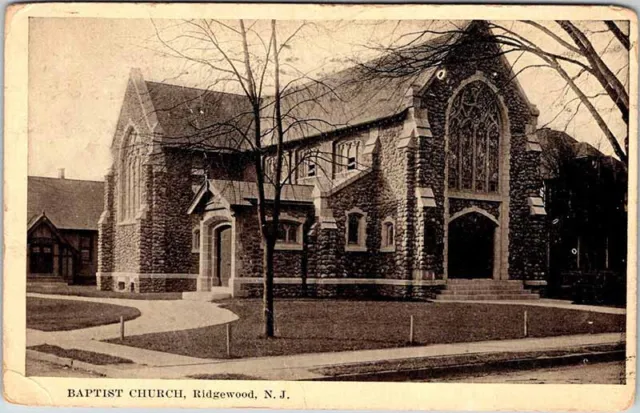 Postcard CHURCH SCENE Ridgewood New Jersey NJ AK6647