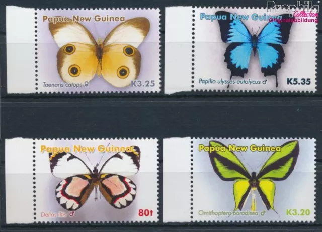 Briefmarken Papua-Neuguinea 2006 Mi 1198-1201 postfrisch Schmetterlinge (1034802