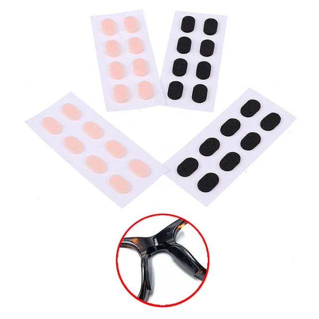 8 Paar selbstklebende Anti-Rutsch-Silikon-Nasenpads zum Aufkleben für Bril#w#