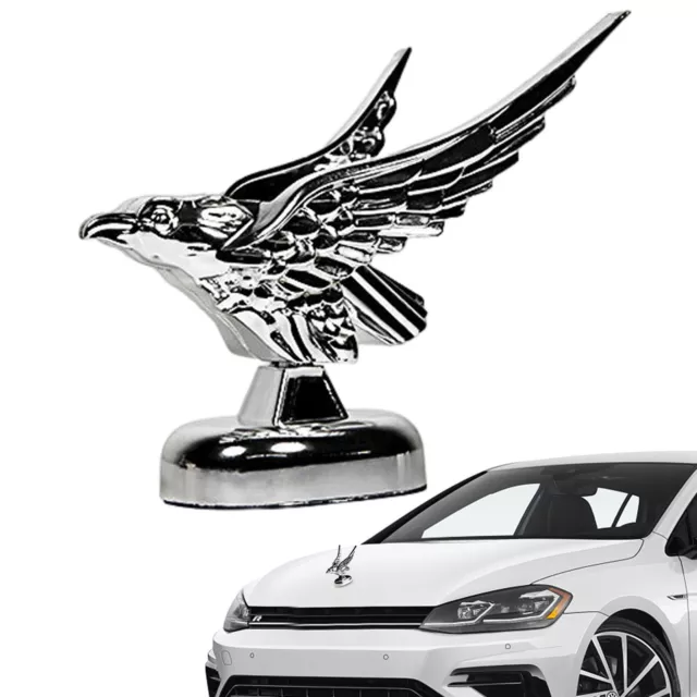 Eagle Wings Car Front Hood Ornament Emblem Badge Decal Sticker Goddess Decoratio