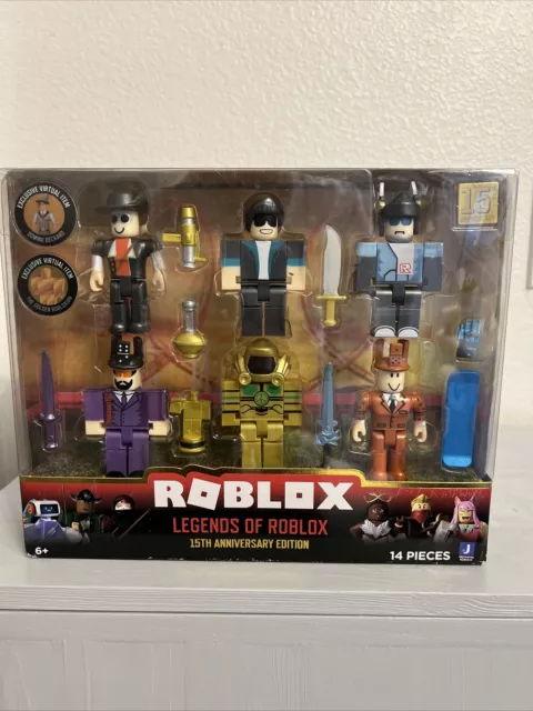 ROBLOX LEGENDS OF ROBLOX 15th ANNIVERSARY EDITION JAZWARESTOYS W/2 ...